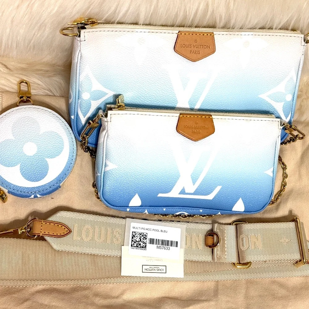 Louis Vuitton By The Pool Multi Pochette Accessoires Blue - Picture 1 of 1